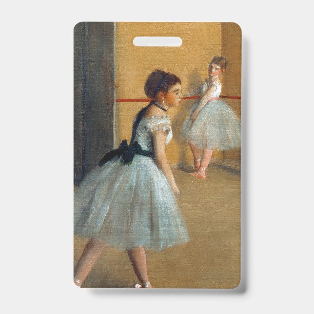 Tarjeta De Identificación Edgar Degas El Foyer de Baile en la Ópera (Parte frontal)