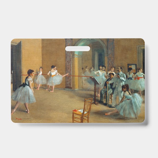 Tarjeta De Identificación Edgar Degas El salón de baile en la Ópera (Parte frontal)