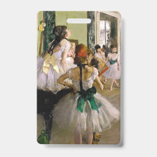Tarjeta De Identificación Edgar Degas La Clase De Baile