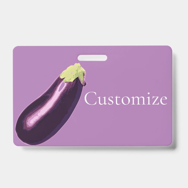 Tarjeta De Identificación Eggplant Thunder_Cove (Parte frontal)