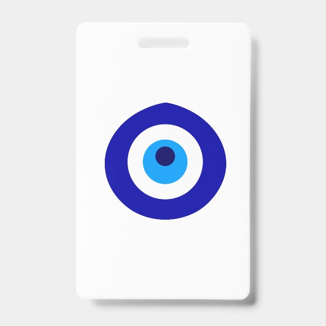 Tarjeta De Identificación El amuleto turco llamó Nazar (Front)