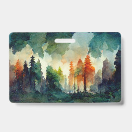 Tarjeta De Identificación El bosque (naturaleza)