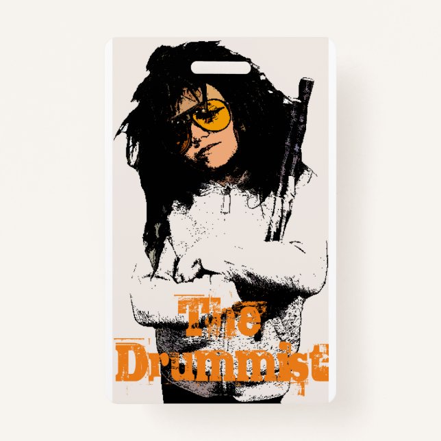 Tarjeta De Identificación El microprocesador Barkhouse es el Drummist. Paso (Anverso)