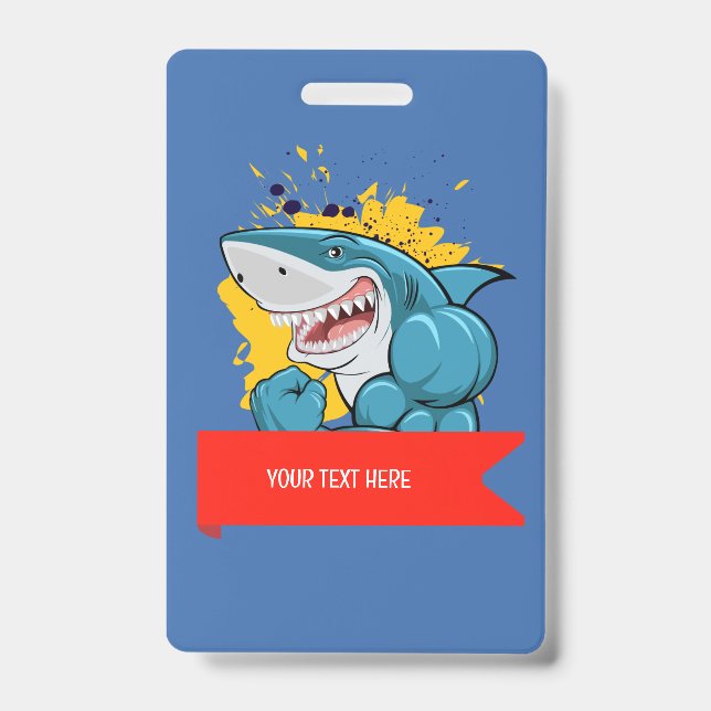 TARJETA DE IDENTIFICACIÓN EL TIBURÓN (Parte frontal)