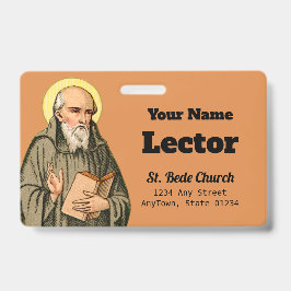 Tarjeta De Identificación El Venerable Beda como Predicador (P 008)