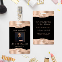 Elegante Compañía de Fotos de Empleados Personaliz