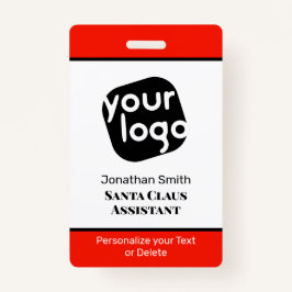 Tarjeta De Identificación Elegante placa de identificación del personal del 