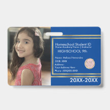 Elegantes identificaciones escolares para educar e