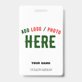 TARJETA DE IDENTIFICACIÓN ELEGANTES PERSONALIZABLES BLANCOS MODERNOS VERIFIC