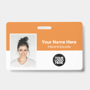 Tarjeta De Identificación Empleado corporativo, nombre, logotipo, identifica
