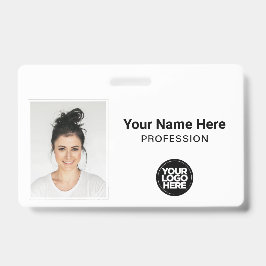 Tarjeta De Identificación Empleado corporativo, nombre, logotipo, identifica