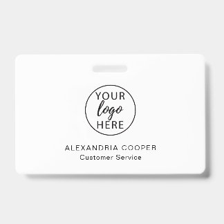 Tarjeta De Identificación Empleado Corporativo Personalizado 