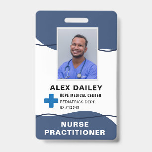 Tarjeta De Identificación Empleado de cirugía médica profesional
