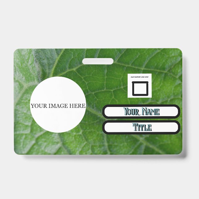 Tarjeta De Identificación Empleado de imagen de nombre personalizado de deta (Parte frontal)