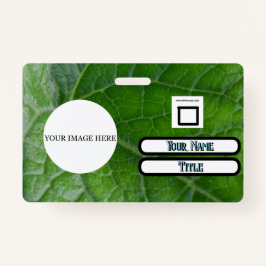 Tarjeta De Identificación Empleado de imagen de nombre personalizado de deta