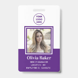 Tarjeta De Identificación Empleado del logotipo comercial del logotipo profe