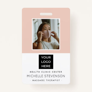 Tarjeta De Identificación Empleado fotográfico moderno