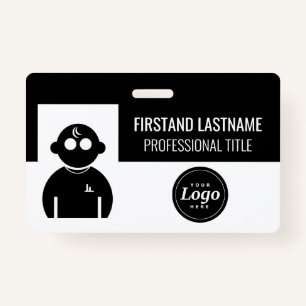 Tarjeta De Identificación Empleado negro