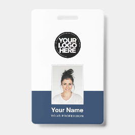 Tarjeta De Identificación Empleado Personalizado - Foto, Código de Barras, L