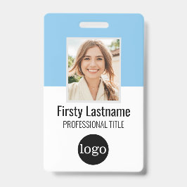 Tarjeta De Identificación Empleado personalizado - Foto, código de barras, l