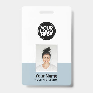 Tarjeta De Identificación Empleado personalizado: foto, código de barras, lo