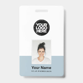 Tarjeta De Identificación Empleado personalizado: foto, código de barras, lo