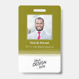 Tarjeta De Identificación Empleado personalizado, foto, nombre, título, logo