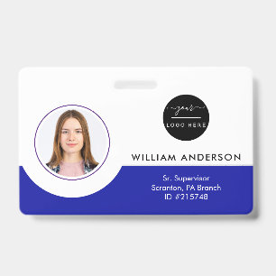 Tarjeta De Identificación Empresa de identificación de empleados personaliza