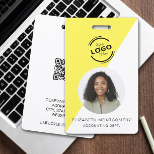 Tarjeta De Identificación Empresa de identificación de fotografía de emplead
