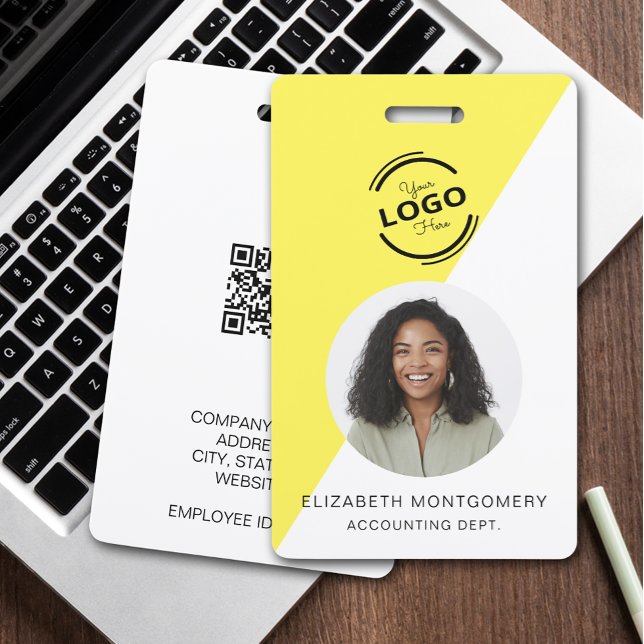 Tarjeta De Identificación Empresa de identificación de fotografía de emplead (Subido por el creador)