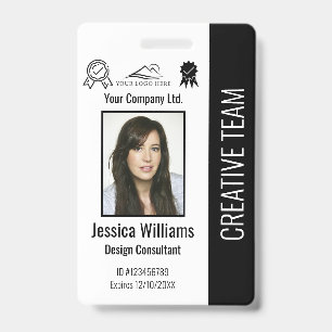 Tarjeta De Identificación Empresa de seguridad de identificación de empleado