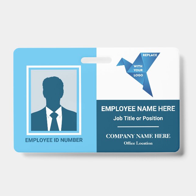 Tarjeta De Identificación Empresa médica de hospital fotográfico Cualquier p (Parte frontal)