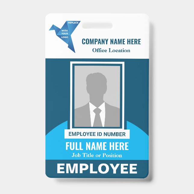 Tarjeta De Identificación Empresa médica de hospital fotográfico Cualquier p (Parte frontal)