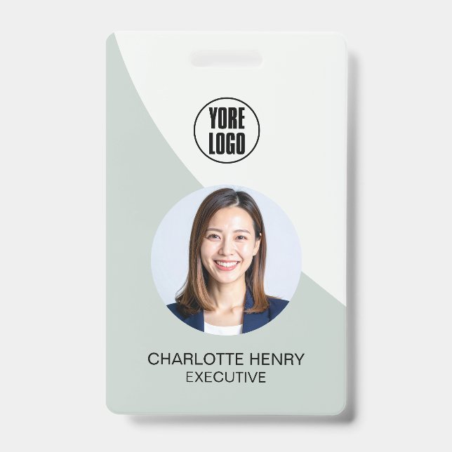 Tarjeta de identificación empresarial personalizab (Parte frontal)