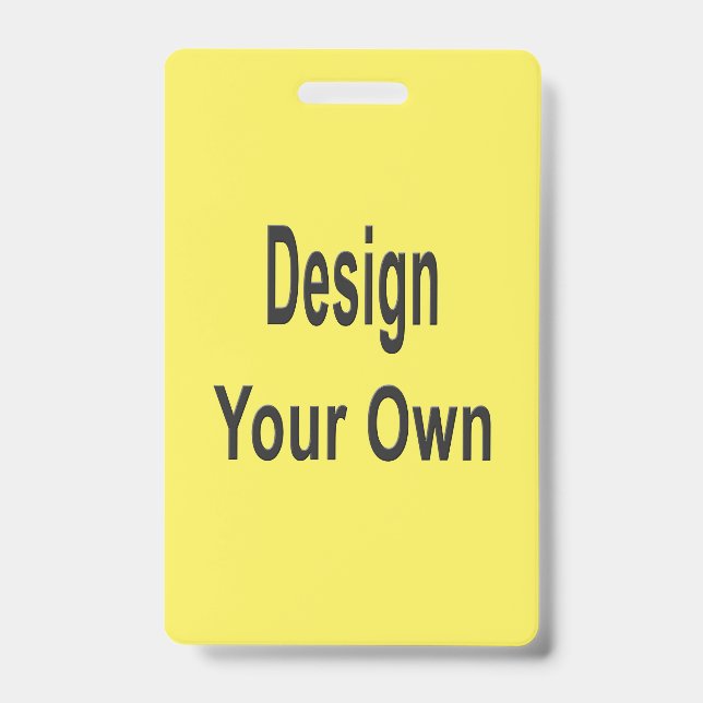 Tarjeta De Identificación En blanco  (Parte frontal)