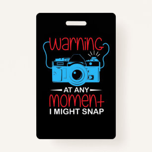 Tarjeta De Identificación En Cualquier Momento, El Fotógrafo Podría Tomarse