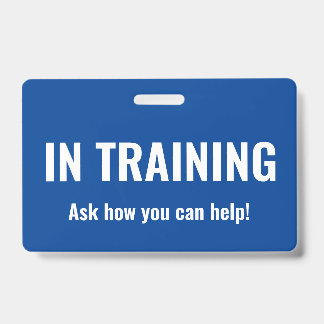 Tarjeta De Identificación En Entrenamiento