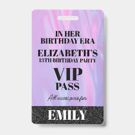 Tarjeta De Identificación En su época de cumpleaños, Lanyard, Personalizado 