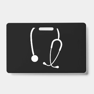 Tarjeta De Identificación Enfermera Estetoscopio Doctor Enfermera Divertida