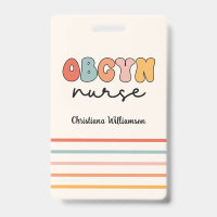 Enfermera Retro Personalizada de OBGYN