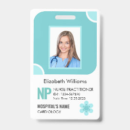 Tarjeta De Identificación Enfermero de personalizable Profesional Seguridad 