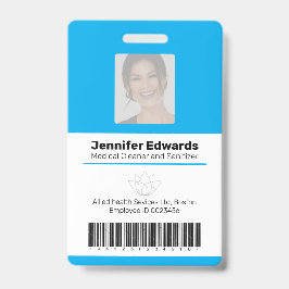 Tarjeta De Identificación Entrada de código de barras de identificación de t