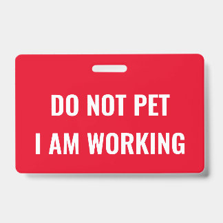 Tarjeta De Identificación Equipo médico de trabajo