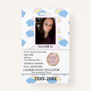 Tarjeta De Identificación Escuela de enseñanza primaria de educación primari