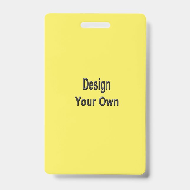 Tarjeta De Identificación Espacio en blanco (Front)