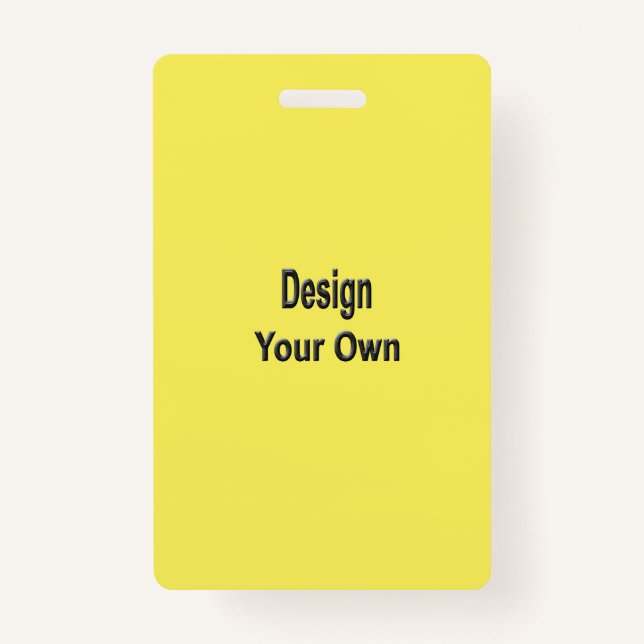 Tarjeta De Identificación Espacio en blanco (Anverso)