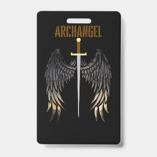 TARJETA DE IDENTIFICACIÓN ESPADA ARCÁNGEL