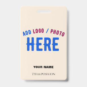 TARJETA DE IDENTIFICACIÓN ESTILO MODERNO MARCA NATURAL PERSONALIZABLE VERIFI