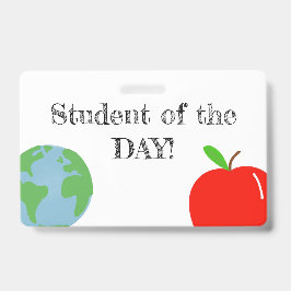 Tarjeta De Identificación ¡Estudiante del DÍA!
