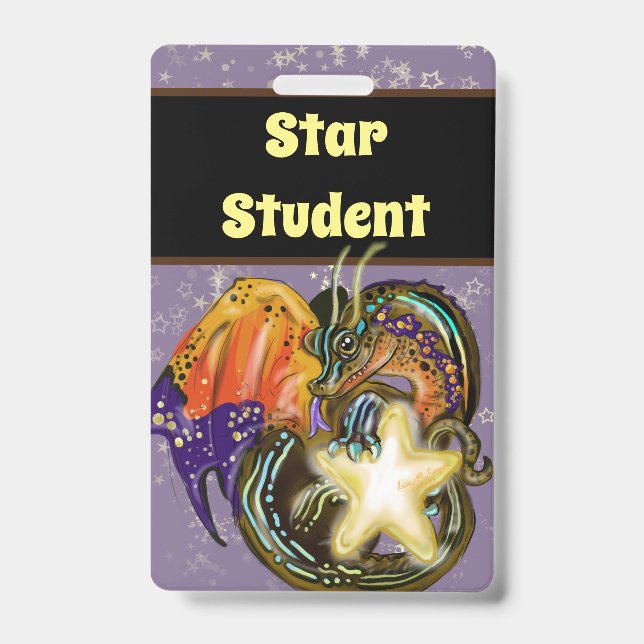 Tarjeta De Identificación Estudiante estrella del Star Catcher Dragon (Front)